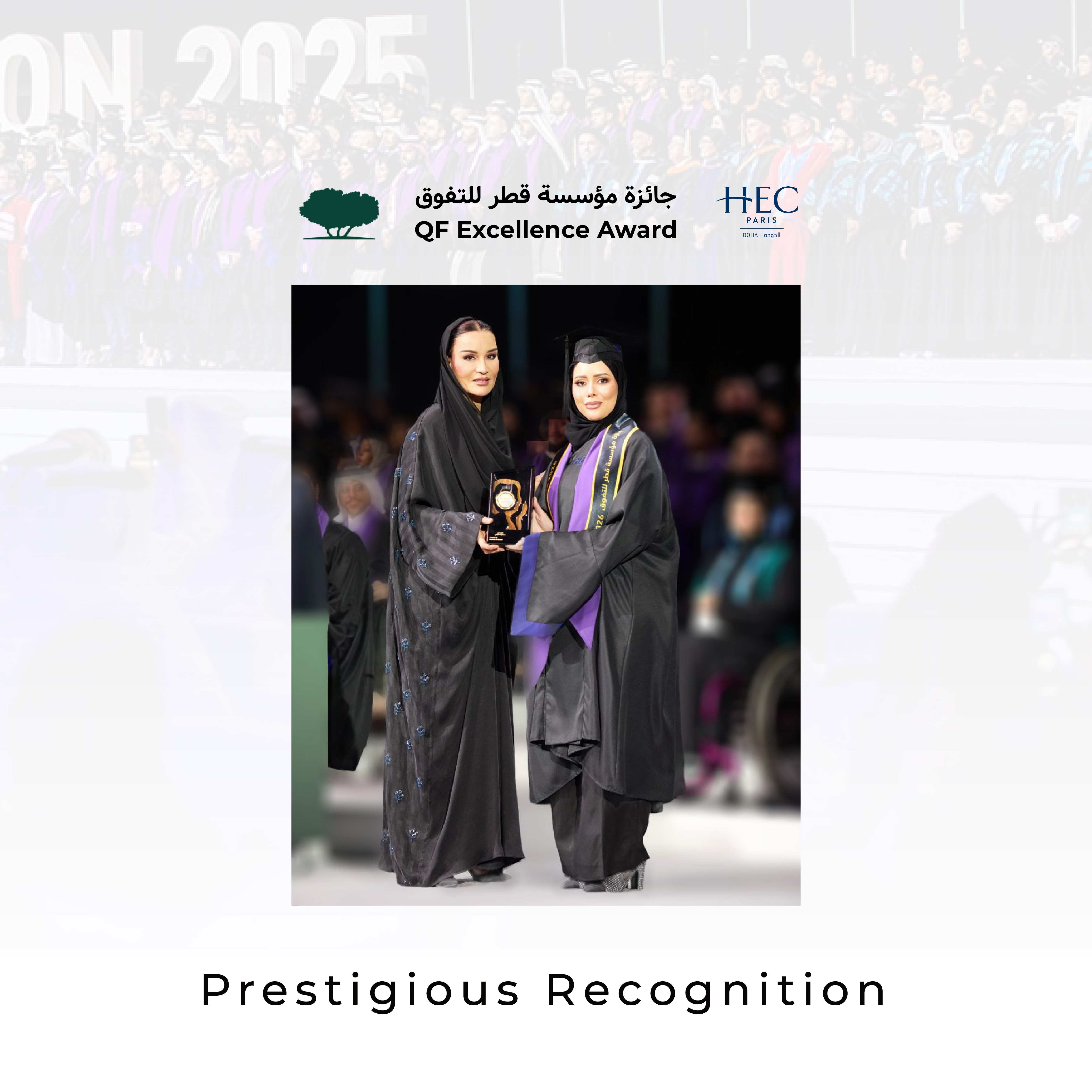 Founder & Chairperson Honored with QF Excellence Award